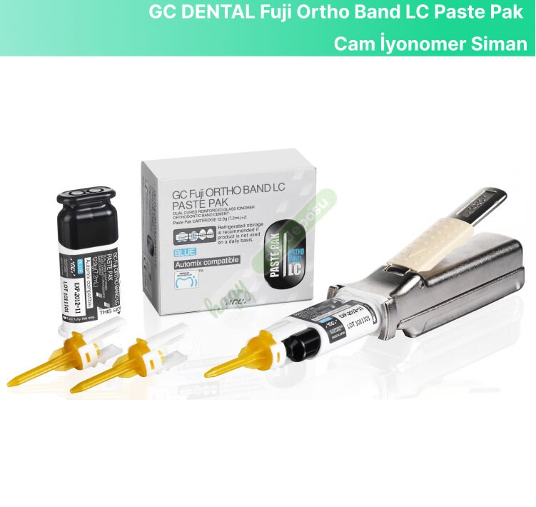 GC DENTAL Fuji Ortho Band LC Paste Pak Cam İyonomer Siman